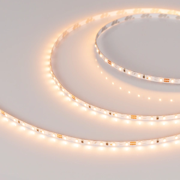 Светодиодная Лента MICROLED-M120-4mm 24V Warm2700 (5.4 W/m, IP20, 2216, 5m) (Arlight, узкая)