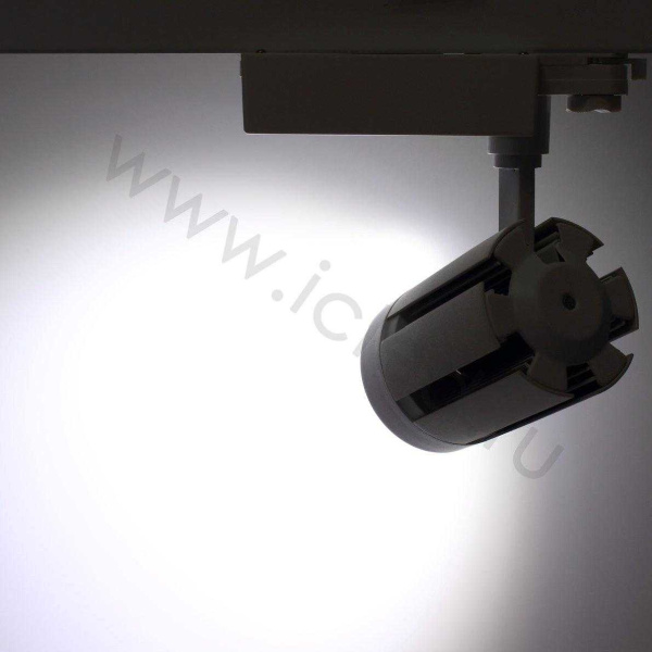 Светодиодный светильник трековый JH-GD001 4L 4L29 (30W, 220V, 15-60deg, white, белый корпус)