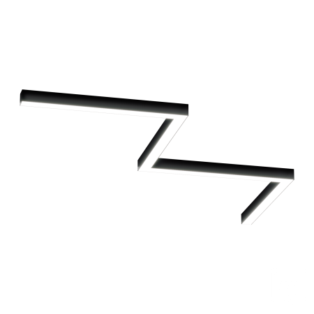 Светильник ЗигЗаг S50 (RAL9003 4x651mm-135 LT70 — 4K 54W)