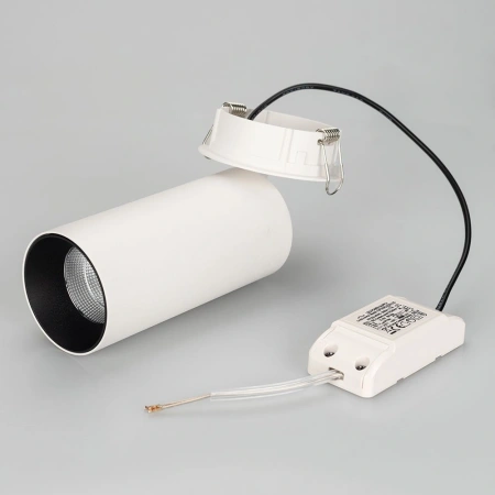 Светильник SP-POLO-BUILT-R65-8W Day4000 (WH-BK, 40 deg) (Arlight, IP20 Металл, 5 лет)