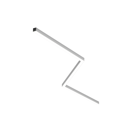 Светильник ЗигЗаг S50 (RAL9003 4x651mm-135 LT70 — 4K 54W)