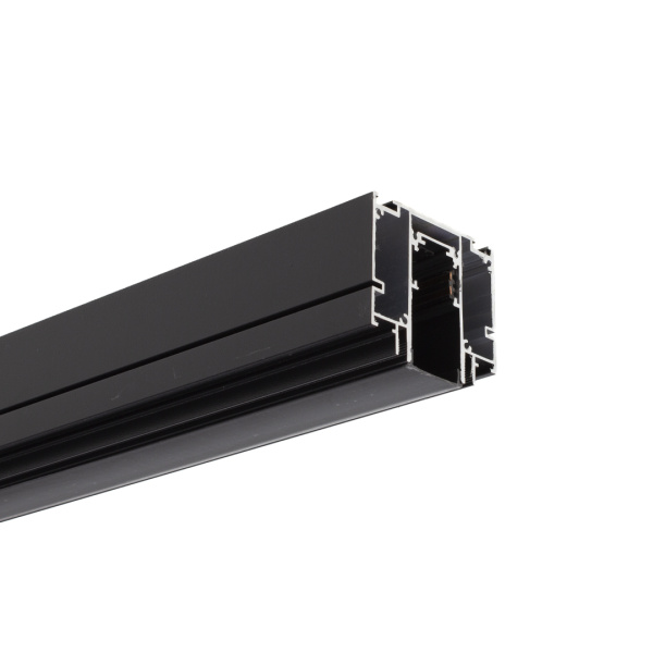 Трек для магнитных светильников 2м R20 MX103 (встраиваемый в натяжной потолок, черный)