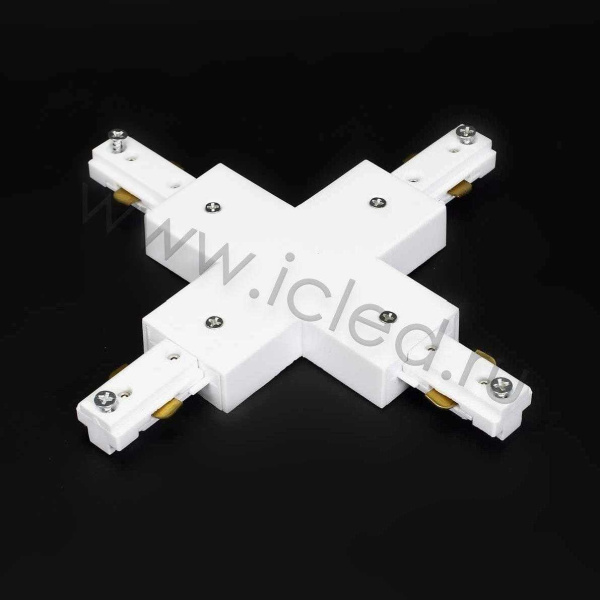 Соединитель Х-образный для трека 3L NX41 (белый)