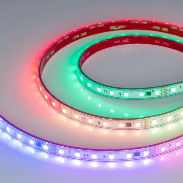 Светодиодная Лента герметичная DMX-PFS-B60-12mm 24V RGB-PX6 (14 W/m, IP68, 5060, 5m) (Arlight, -)
