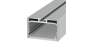 Алюминиевый профиль Design LED LS 4932, 2500 мм, анодированный