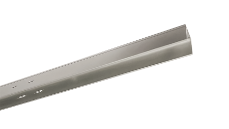 Алюминиевый монтажный профиль для ленты, 1м