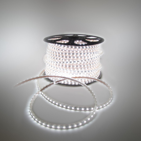 Светодиодная лента 220V 5050 60Led White IP68