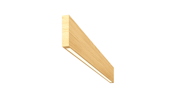 Светильник из массива (ясень белый)