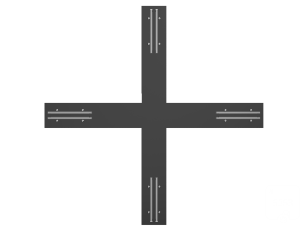 Угловой соединительный коннектор питания 6063 TrackLine