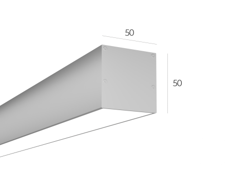 Линейный светильник LINE5050П (RAL9005 750mm LT70 — 4K 23W)