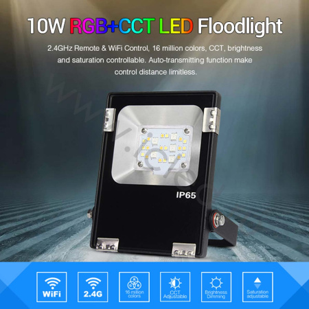 Прожектор Mi-Light FUTT05 V202 (220V, 10W, RGB+CCT, IP65)