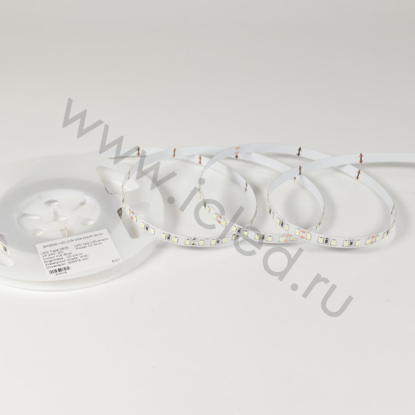 Светодиодная лента Standart Pro class, 2835, 120 led/m, 8mm, без скотча, Ice blue, 24V, IP20, SL22