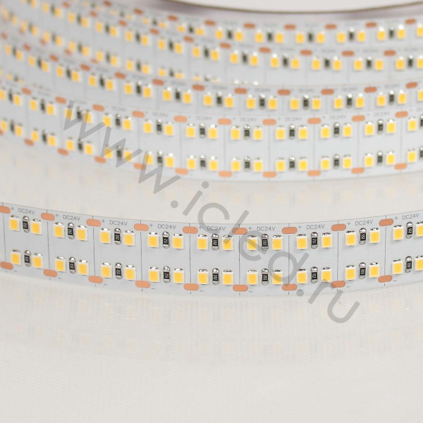 Светодиодная лента LUX class, 2835, 320led/m, day white, 24V, IP20, CRI>90, X07