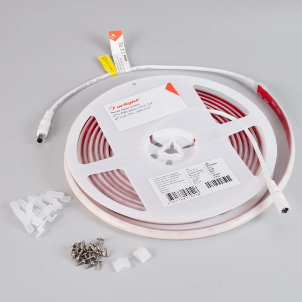 Светодиодная Лента герметичная RTW-PSW-A304-12mm 24V Day4000 (25 W/m, IP67, 2835, 5m) (Arlight, 5 лет)
