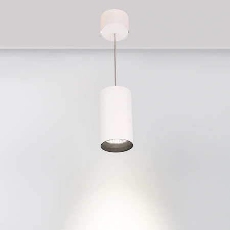 Светильник подвесной SP-POLO-R85-2-15W Day White 40deg (White, Black Ring) (Arlight, IP20 Металл, 3 года)