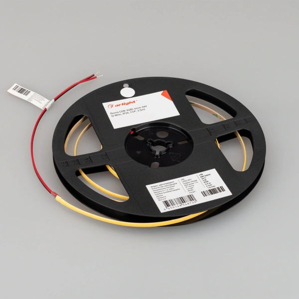 Светодиодная Лента COB-X480-4mm 24V Warm3500 (4 W/m, IP20, CSP, 5m) (Arlight, -)