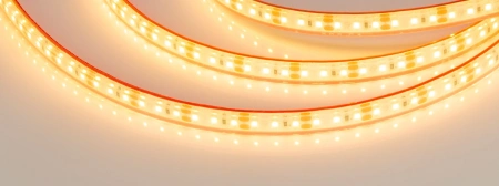 Светодиодная Лента герметичная RTW-PFS-A120-11mm 12V Yellow (9.6 W/m, IP68, 2835, 5m) (Arlight, -)