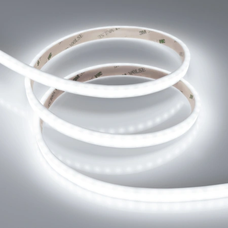 Светодиодная Лента герметичная RTW-PSW-A120-10mm 24V White6000 (9.6 W/m, IP67, 2835, 5m) (Arlight, 5 лет)