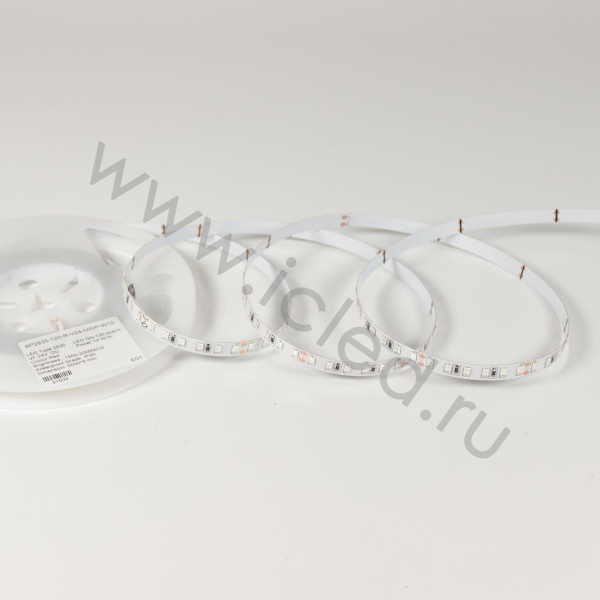 Светодиодная лента Standart Pro class, 2835, 120 led/m, 8mm, без скотча, red, 24V, IP20, SL13