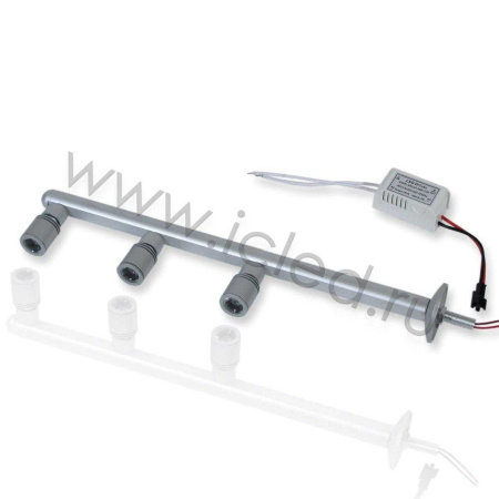 Светильник для подсветки витрин 3x1W 220V white CV2