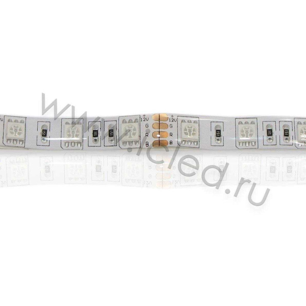 Светодиодная лента Standart class, 5050, 60led/m, RGB, 12V, IP65