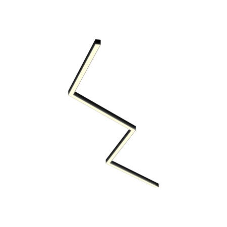 Светильник ЗигЗаг S50 (RAL9003 4x651mm-135 LT70 — 4K 54W)