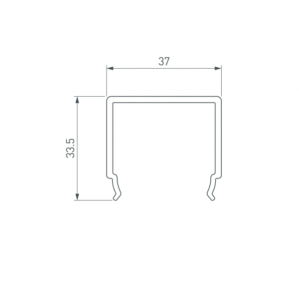 Экран ARH-LINE-3750A-VOL-2000 OPAL (Arlight, Пластик)