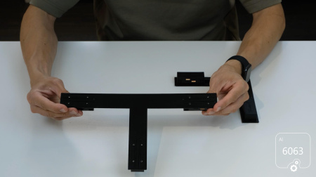 Угловой соединительный коннектор питания 6063 TrackLine