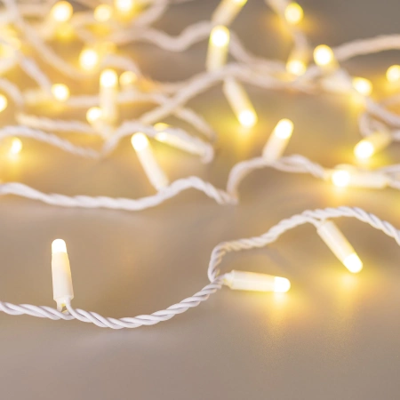 Светодиодная гирлянда ARD-STRING-CLASSIC-20000-WHITE-200LED-MILK-SYNC RGB (230V, 13W) (Ardecoled, IP65)