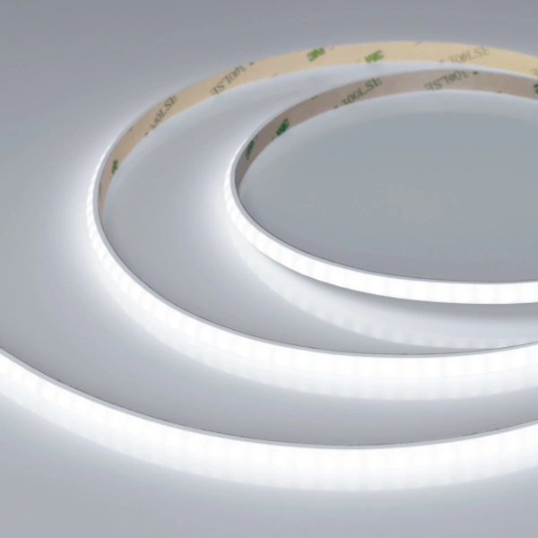 Светодиодная Лента герметичная RTW-PW-A160-8mm 24V White6000 (10 W/m, IP66, 2835, 5m) (Arlight, Матовая)