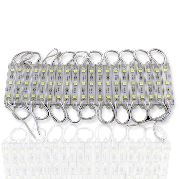 Светодиодный модуль линейный 5050-3 MOD6 (0,72W, 12V, white)