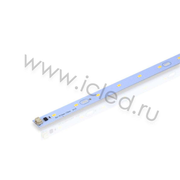Светодиодная линейка 2835, 12 led, 220V, 6W, 410mm, D183, warm white