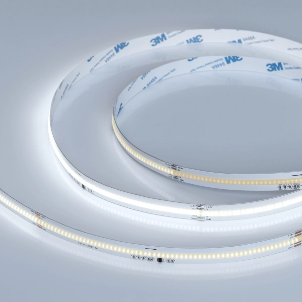 Светодиодная Лента SPI-COB-X378-12mm 24V White6000-PX63-BPT (7 W/m, IP20, 5m) (Arlight, бегущий огонь)