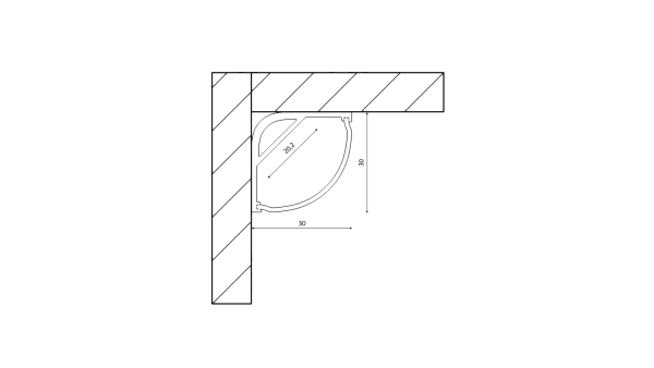 Профиль алюминиевый SWG SF-3030