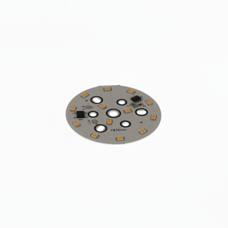 Светодиодная матрица 2835, 13 led, 220V, 7W, Ф56mm, D147, warm white