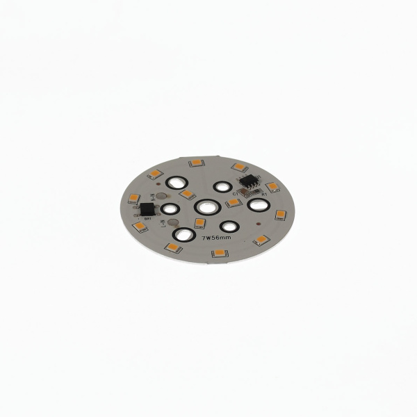 Светодиодная матрица 2835, 13 led, 220V, 7W, Ф56mm, D147, warm white