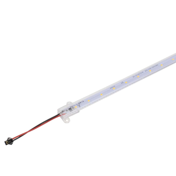 Светодиодная линейка в корпусе 2835, 12 led, 220V, 6W, 300mm, D210, warm white
