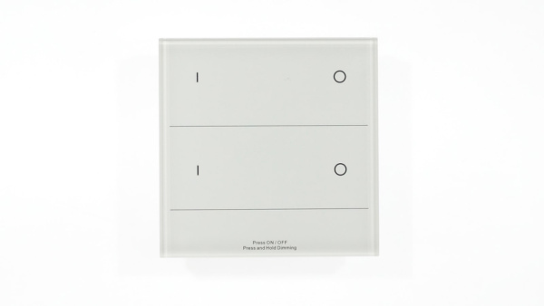 Сенсорная панель T16-2 White IC19 (220V, DIM, 2 zone, DMX512, RF 2.4GHz)