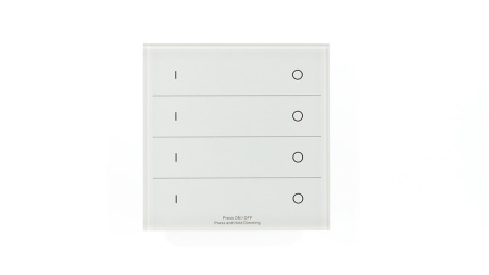 Сенсорная панель T16 White IC21 (220V, DIM, 4 zone, DMX512, RF 2.4GHz)