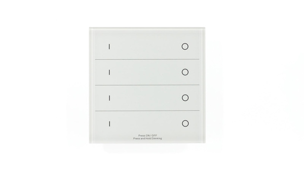 Сенсорная панель T16 White IC21 (220V, DIM, 4 zone, DMX512, RF 2.4GHz)