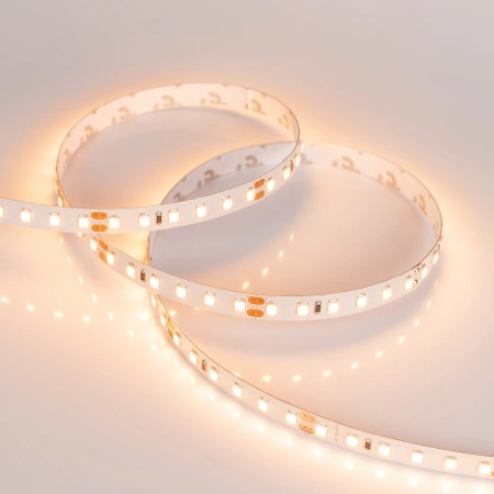 Светодиодная лента Лента RT 2-5000 24V Warm3000 2x (2835, 600 LED, CRI98) (Arlight, 14.4 Вт/м, IP20)