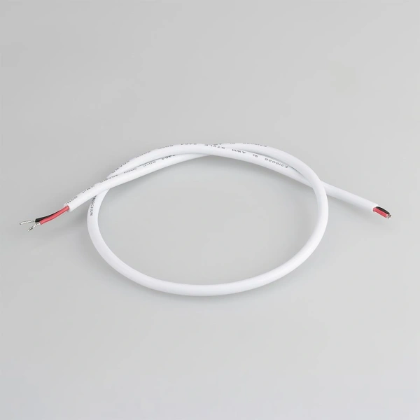 Провод питания ARL-MOONLIGHT-20AWG-2W-D4.5-CU-500 White (Arlight, Закрытый)