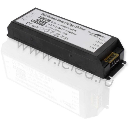 Блок питания диммируемый TR151 12V 150W 12.5A TRIAC