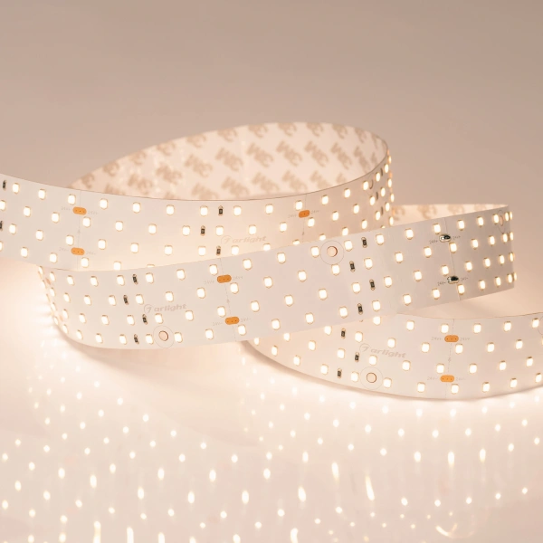 Светодиодная Лента RT 2-2500 24V Warm2700 4x2 (2835, 700 LED, CRI98) (Arlight, 30 Вт/м, IP20)
