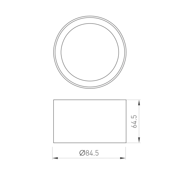 Кольцо антибликовое LGD-ANTIGLARE-RING-R85 (BK) (Arlight, Металл)