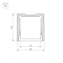 Профиль SL-SLIM20-H20-2000 BLACK (Arlight, Алюминий)