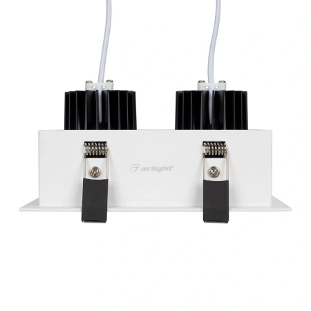 Светильник CL-KARDAN-S180x102-2x9W Day (WH, 38 deg) (Arlight, IP20 Металл, 3 года)