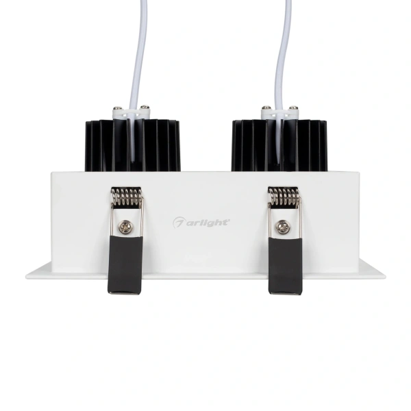 Светильник CL-KARDAN-S180x102-2x9W Day (WH, 38 deg) (Arlight, IP20 Металл, 3 года)