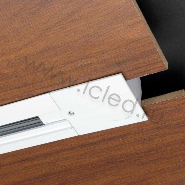 Трек для спотов встраиваемый 4L 2м 4X15 (''трехфазный'', 4 провода, белый)