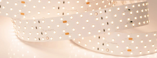 Светодиодная Лента RT 2-2500 24V Warm2700 4x2 (2835, 700 LED, CRI98) (Arlight, 30 Вт/м, IP20)